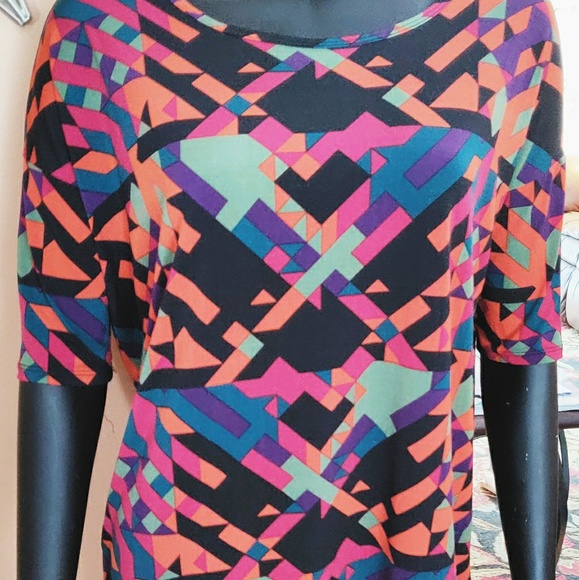 🗺️ Lularoe Small Irma Woman's Size 10-16 Polyester Spandex Stretchy Blend EUC - Picture 7 of 12
